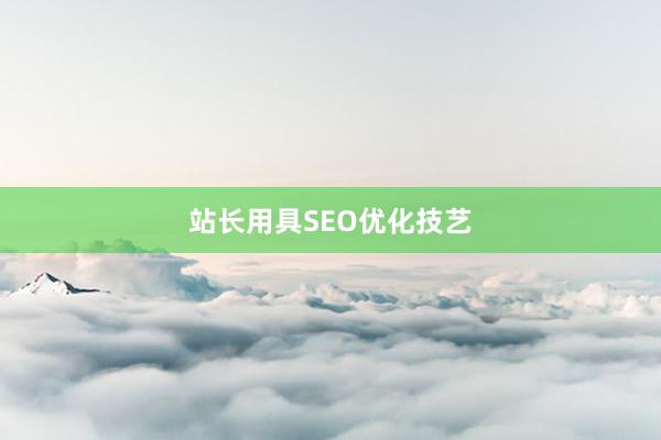 站长用具SEO优化技艺